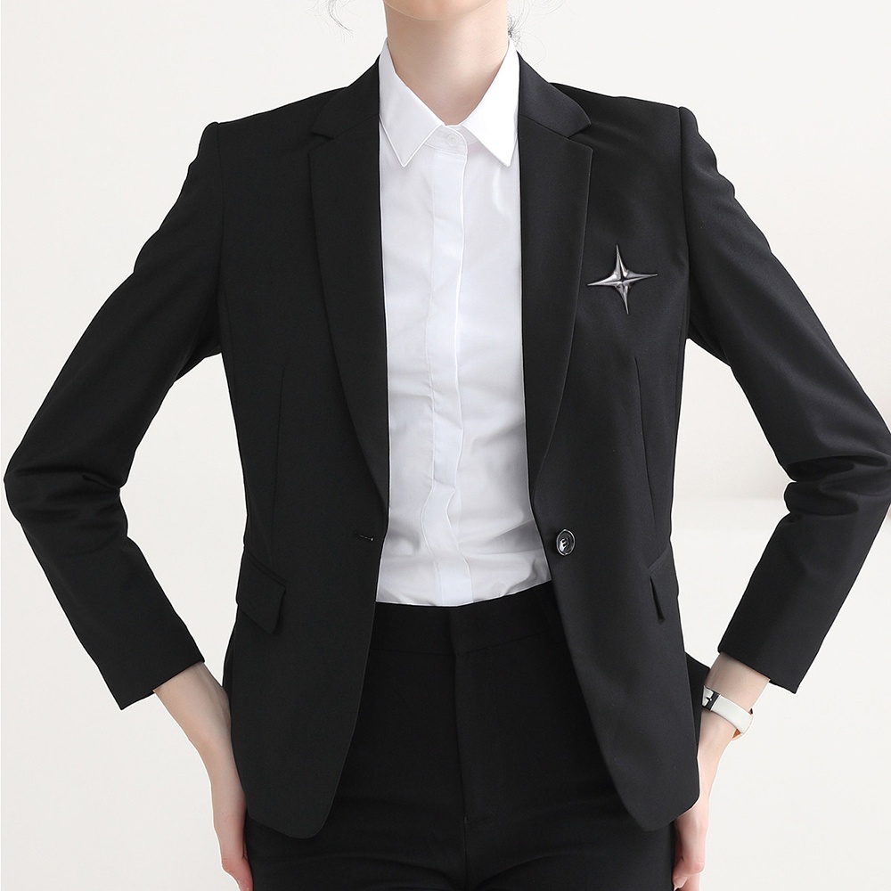 Thời Trang Ghim Cài Áo Hình Ngôi Sao / Thánh Giá / Chữ Thập Bằng Kim Loại y2k Kiểu Dáng Đơn Giản Cá Tính Dành Cho Nam Nữ