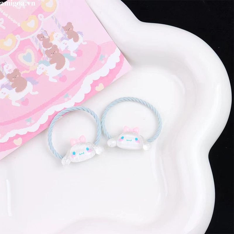 ✨✨Dây Cột Tóc sanrio Cao Su Mỏng Co Giãn Họa Tiết Hoạt Hình