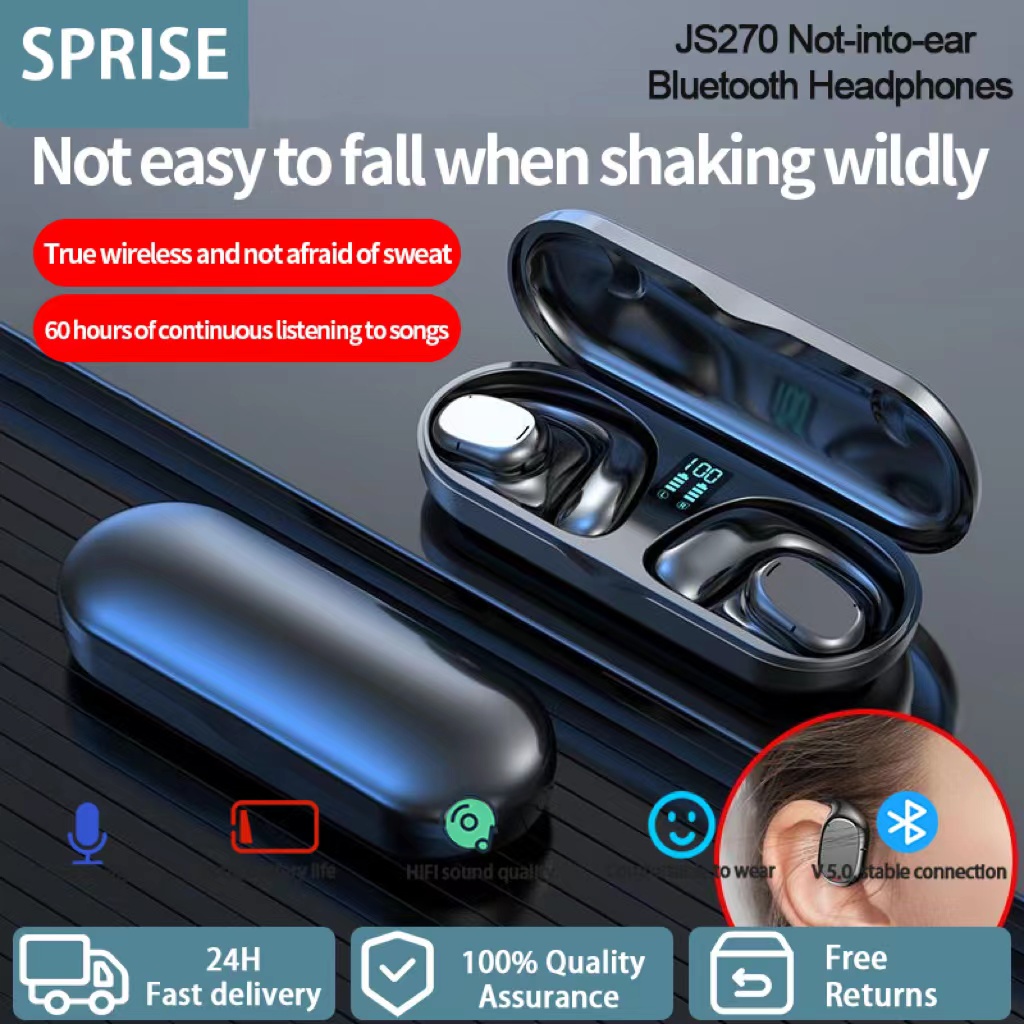 Sprise Tai nghe không dây js270 tws Chống Thấm Nước ipx5 Có Màn Hình Hiển Thị