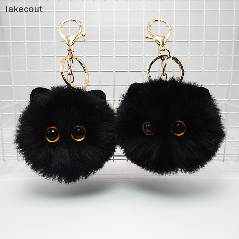 Móc Khóa Hình Mèo Nhồi Bông Dễ Thương