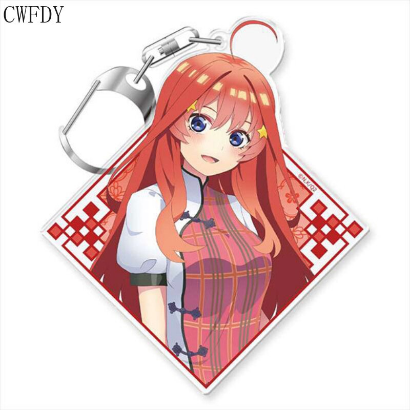Móc khóa The Quintessential Quintuplets Nhân vật Nakano Ichika Nino Miku Yotsuba Itsuki Sisters Acrylic phụ kiện cute