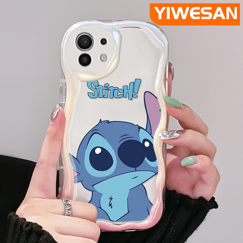 Ốp Điện Thoại Dẻo Trong Suốt Họa Tiết Hoạt Hình stitch Dễ Thương Cho xiaomi 12t pro 11 lite 5g ne 12 lite