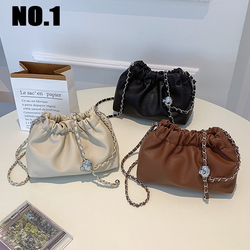 NO.1 Túi nữ đeo vai dây xich Túi xách Nữ đeo vai Chéo phong cách trẻ trung 2023 NEW GDJ23909MT