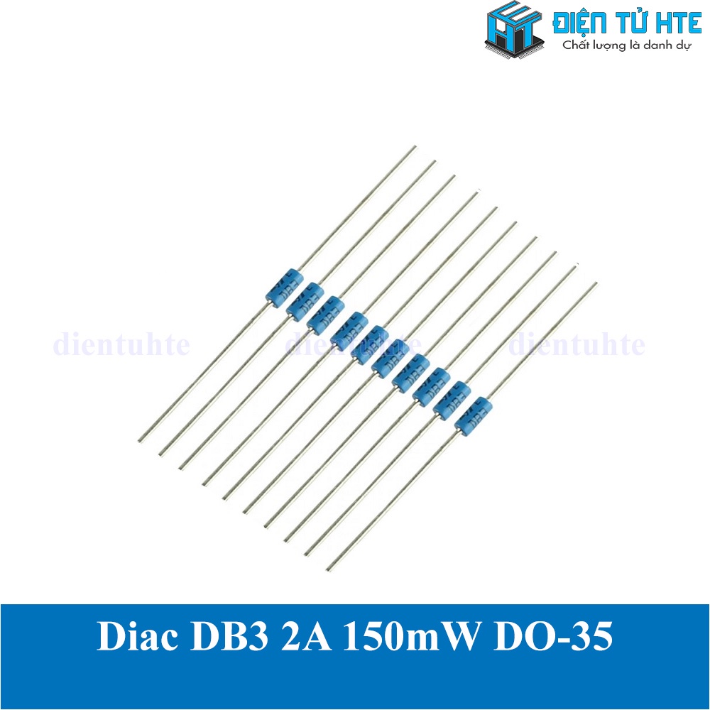 Bộ 10 con Diac DB3 chân cắm DO-35