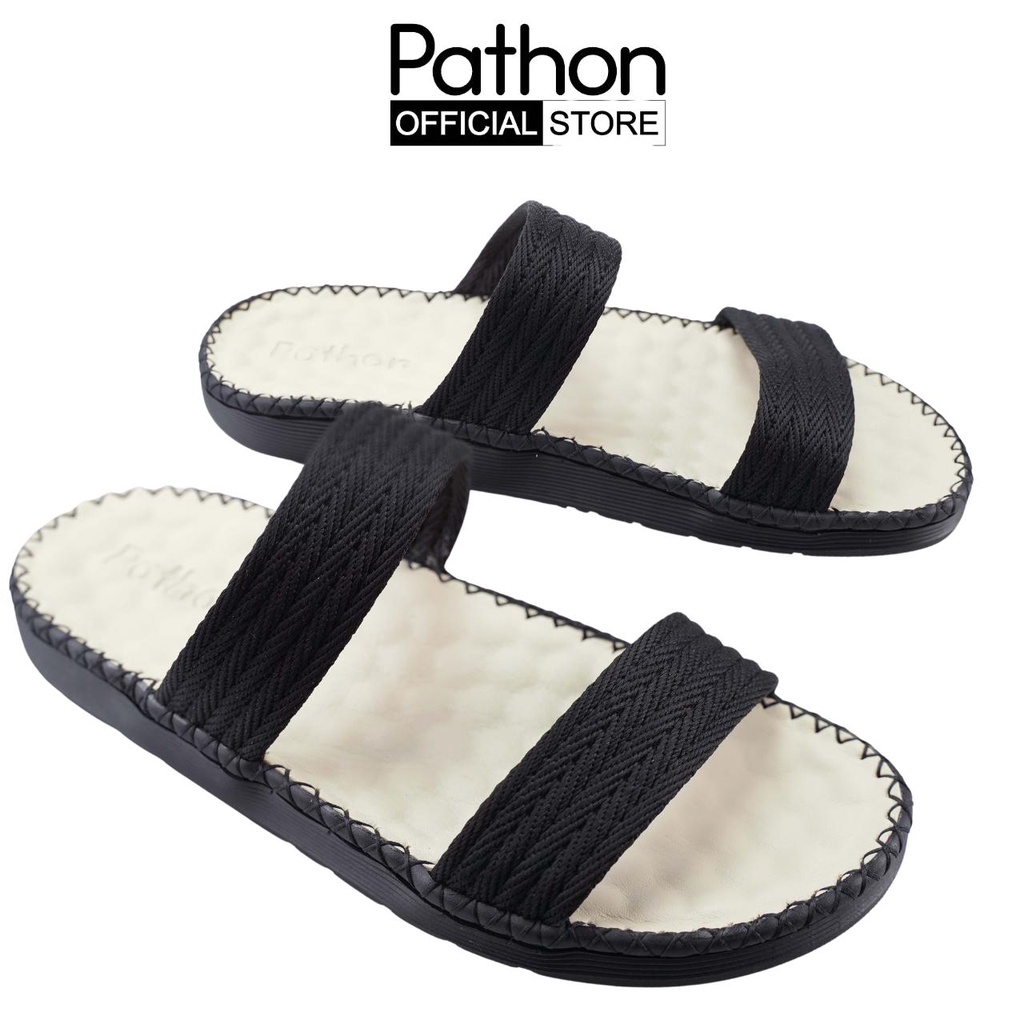 Dép doctor nam nữ Pathon - quai dù ngang dày dặn khâu đế chắc chắn full màu SD152