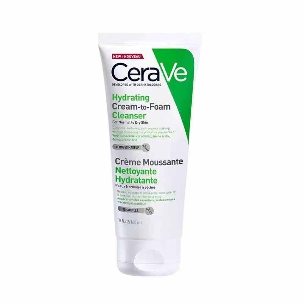 CeraVe 24h moisturizing amino acid foam facial cleanser