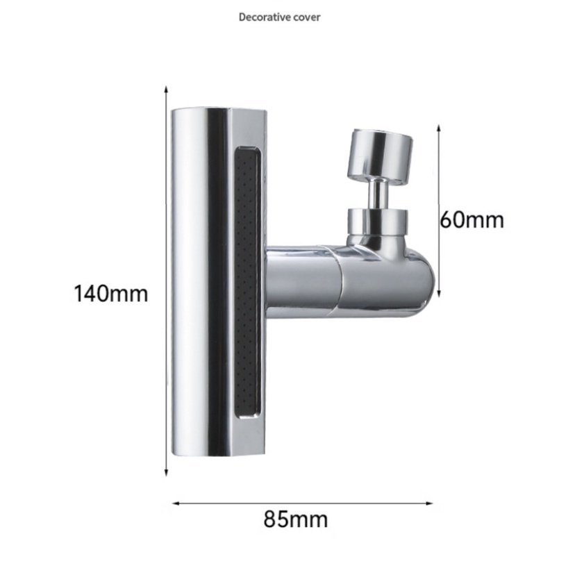 Vòi Nước Nhà Bếp Đa Năng 3 / 4 Chế Độ 720° Đầu Nối Dài Vòi Xịt Tiết Kiệm Nước Chống Bắn Tung Tóe Cho Nhà Bếp Nhà Tắm