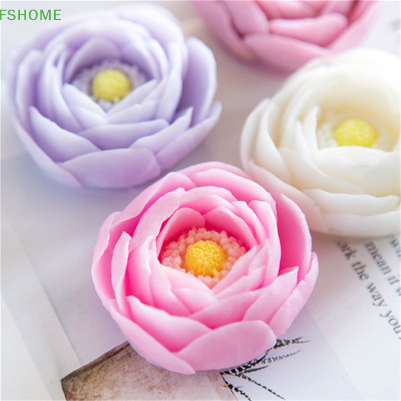 Khuôn silicone Làm Bánh Hình Hoa Mẫu Đơn
