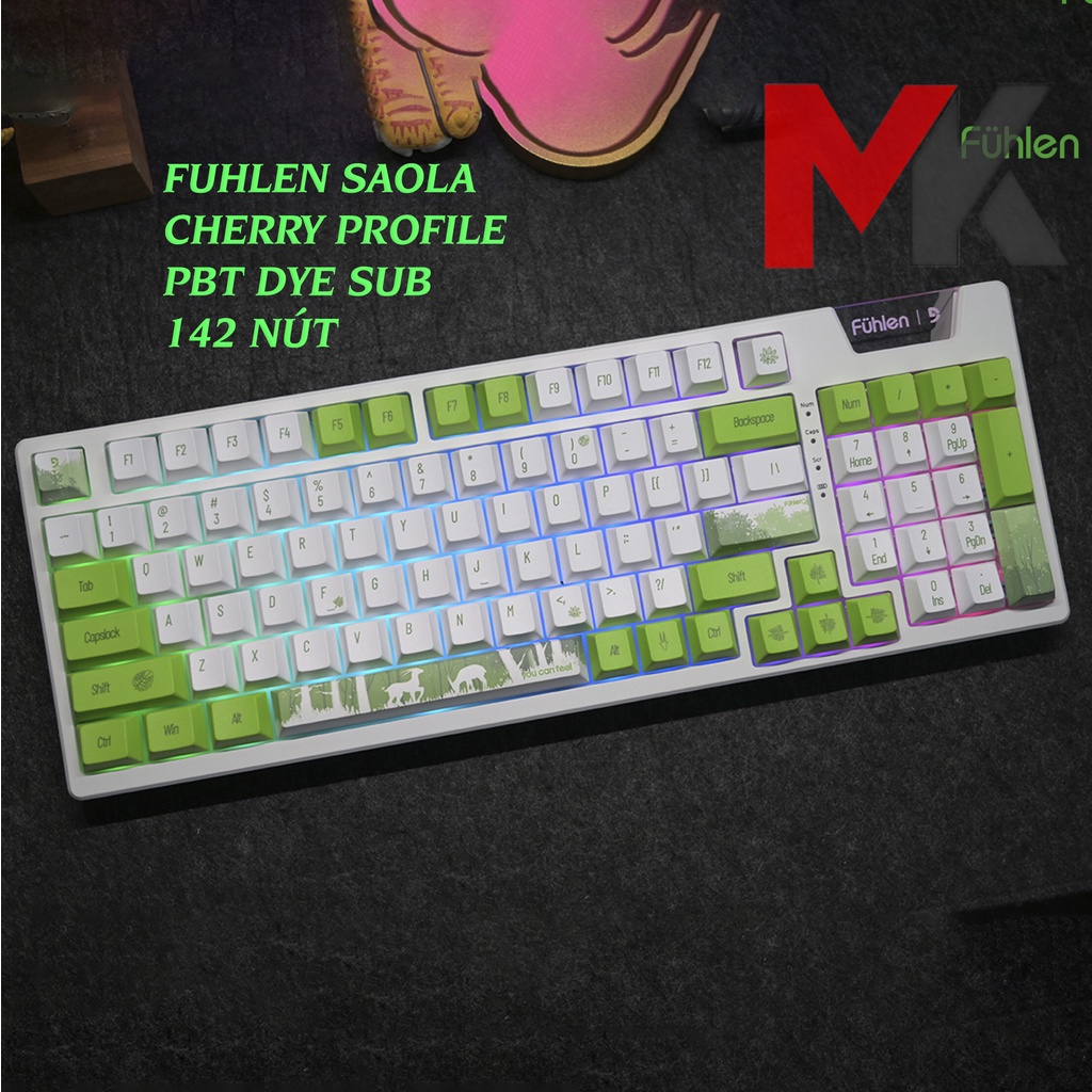 Bộ keycap Fuhlen Saola Cherry Profile | BigBuy360 - bigbuy360.vn