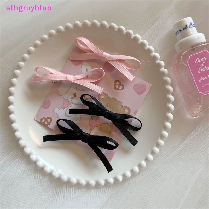 Sthb Set 2 Kẹp Tóc Nơ Ruy Băng Ngọt Ngào Cho Nữ vn