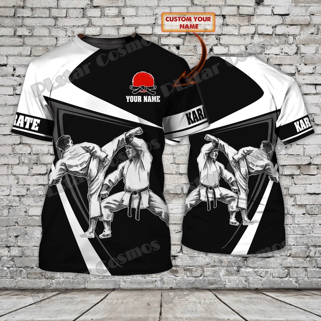 Áo Thun In Hình karate 3d Thời Trang Mùa Hè Cho Nam