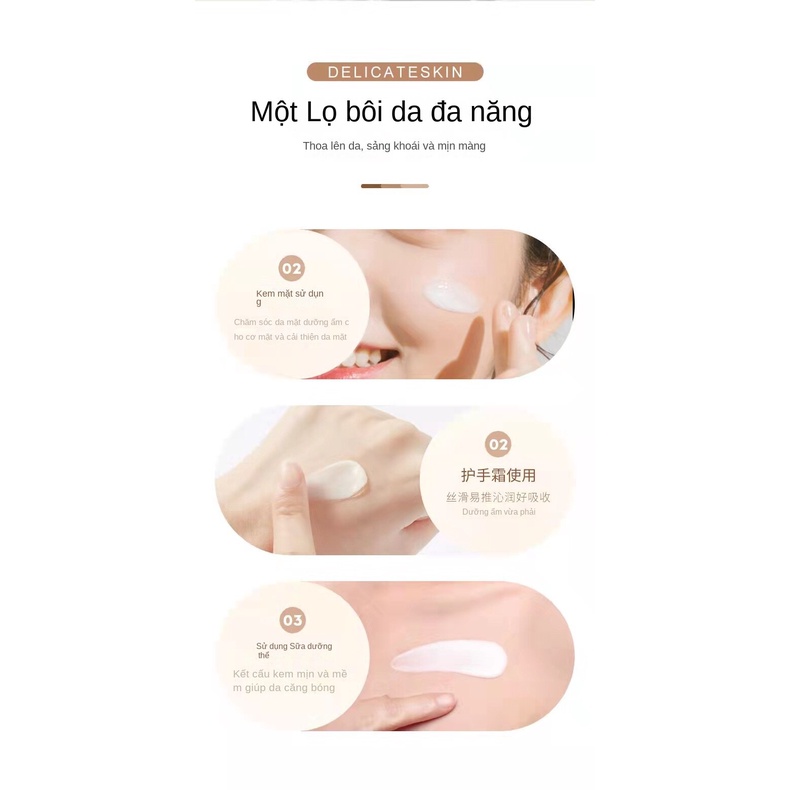 CODE Kem Lanolin Dưỡng Ẩm Chăm Sóc Da Khô Giúp Làm Trắng Kiểm Soát Dầu