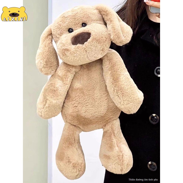 🐶CÓ SẴN🐶Dễ thương nhỏ sữa con chó búp bê đồ chơi sang trọng con chó búp bê gối ngủ sửa chữa búp bê con chó