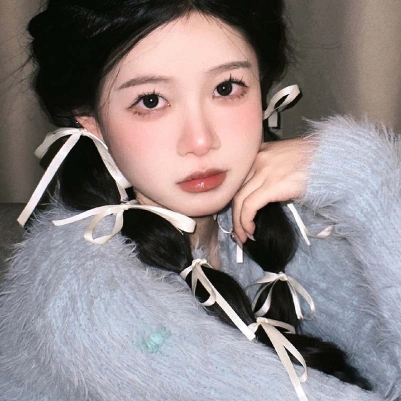 Dây Buộc Tóc Ruy Băng Thắt Nơ Nhiều Màu Sắc / Ruy Băng Lụa Cho Nữ