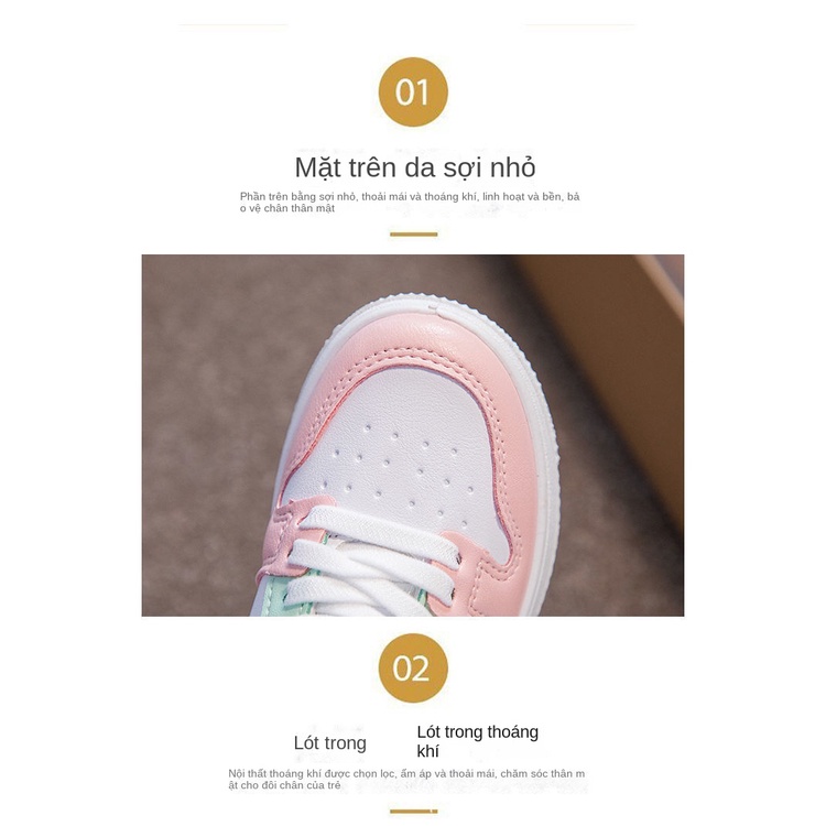 Thời Trang Giày Thể Thao Đế Mềm Mỏng Thoáng Khí Cho Bé 2023