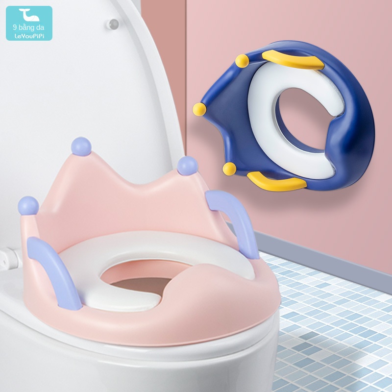 Miếng Lót Bệ Ngồi toilet Hình Vương Miện Cho Bé