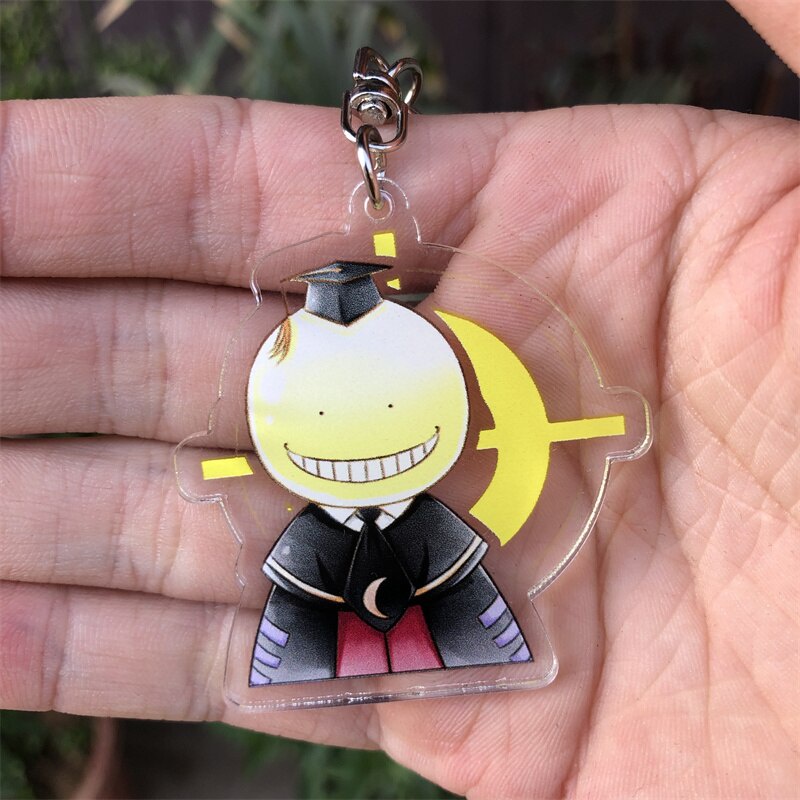 Móc khoá Anime Manga Lớp học ám sát Assassination Classroom Korosensei Tadaomi Karasuma Phụ Kiện Trang Trí Túi xách Balo