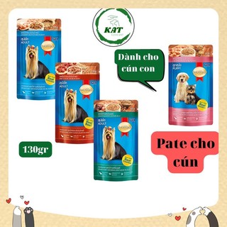 Pate cho chó smartheart 130gr dành cho mọi lứa tuổi - 4 hương vị - kat love pet