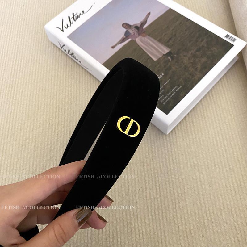 Băng Đô Nhung Đen Phong Cách Hàn Quốc Cho Nữ