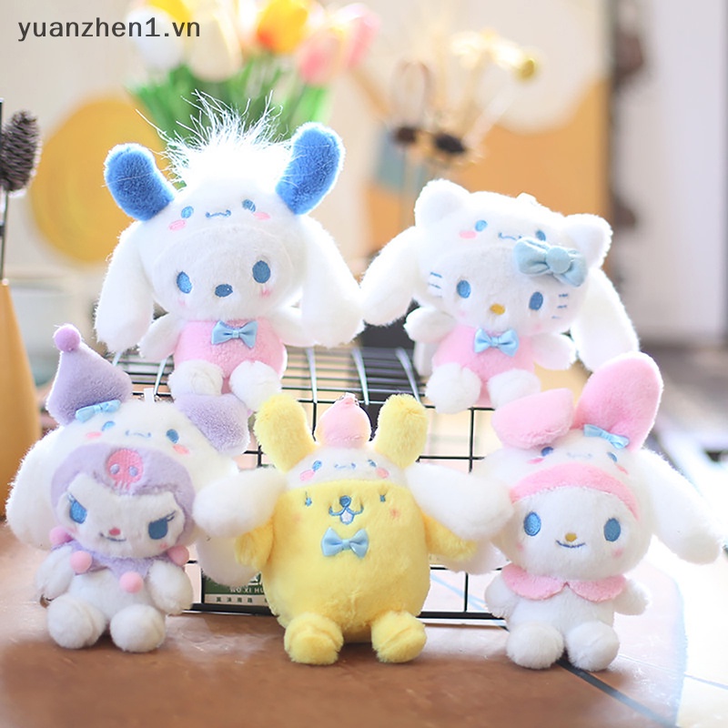 Zhen Móc Khóa Nhồi Bông Hình Cinnamoroll my melody Dễ Thương Cho Bé Gái vn