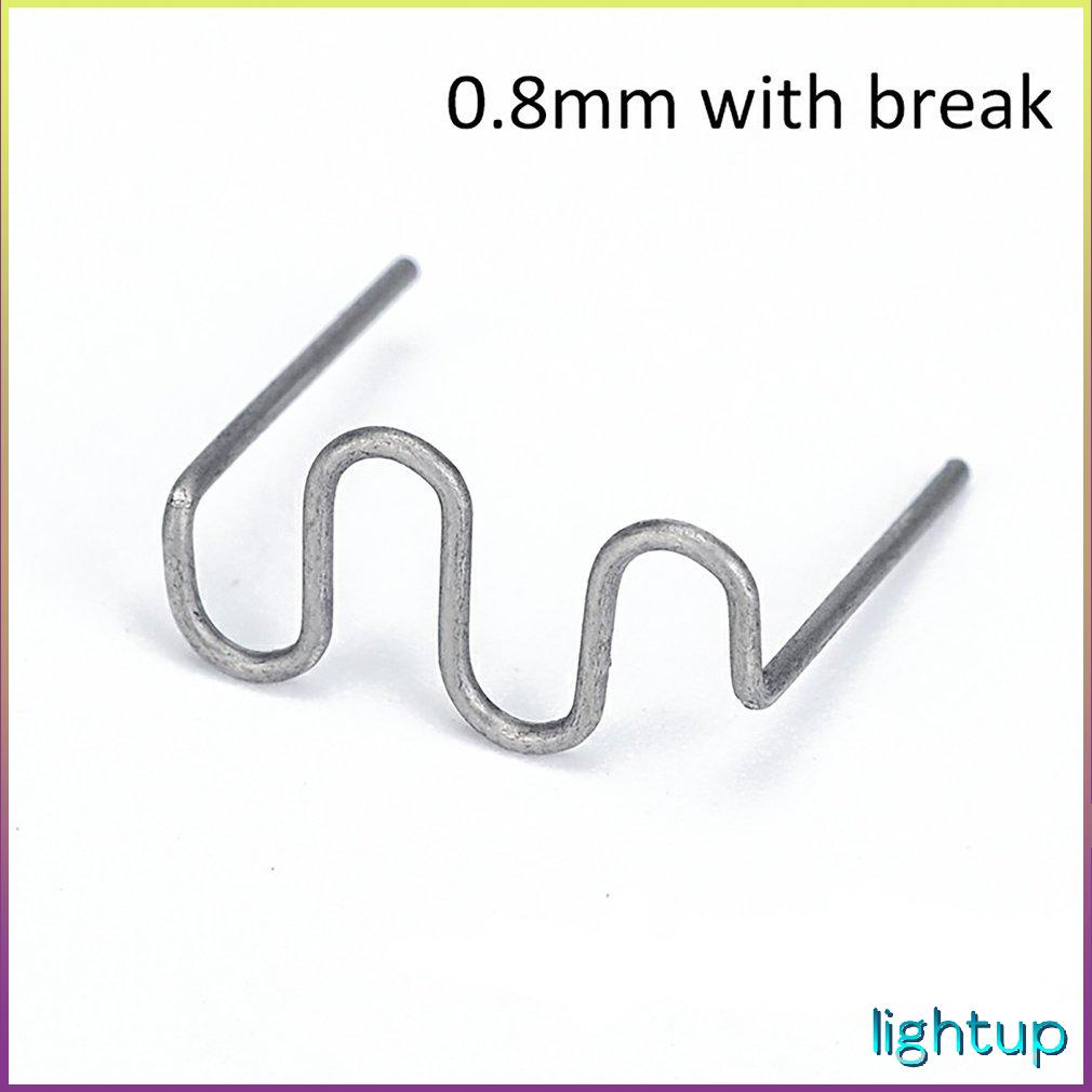 100Pcs Automobile Plastic Bumper Machine Repair Nails 0.8Mm