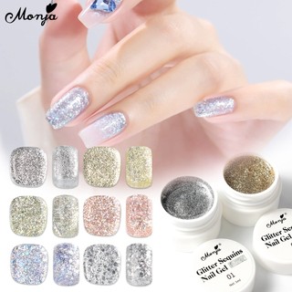 Monja Lọ gel Sơn Móng Tay Kim Tuyến 5ml diy