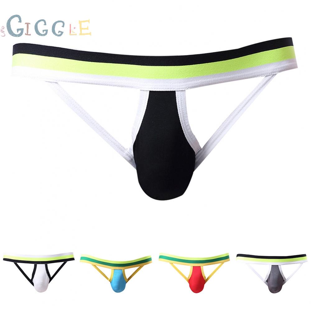 Men Underwear Bikini Breathable Brief Classic Comfortable G-String Low-waisted