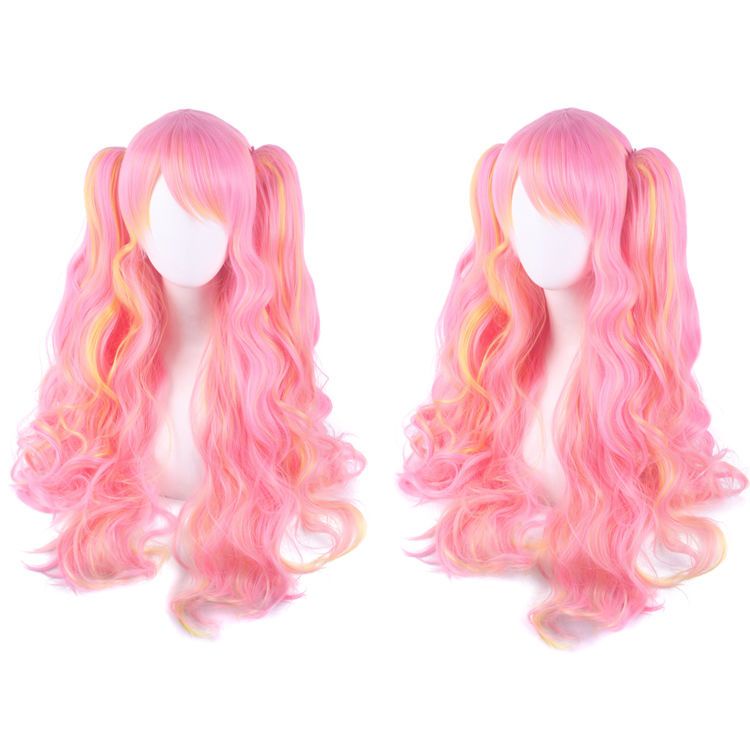 Tóc Giả Xoăn Dài Hóa Trang Nhân Vật anime lolita Dễ Thương