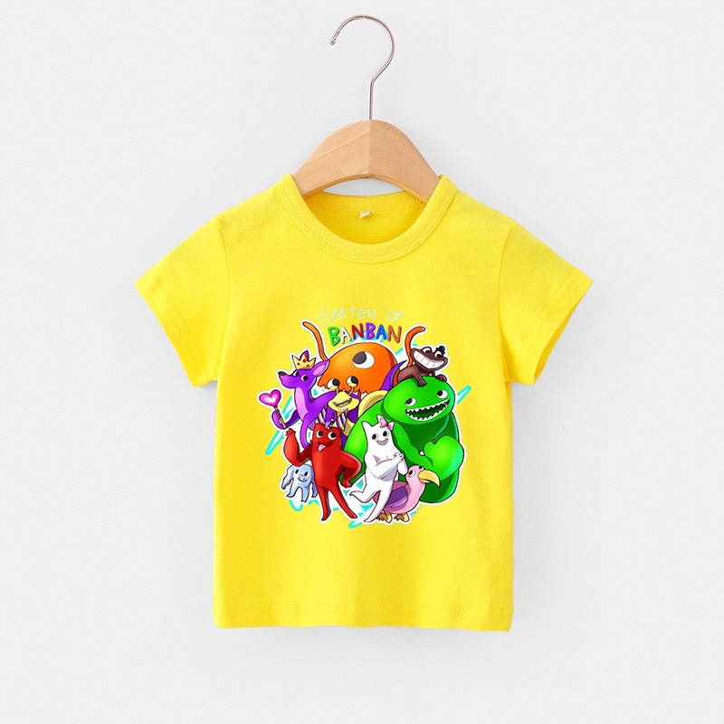 Áo thun trẻ em RAINBOW FRIENDS 3D 2, 8 màu áo, đầy đủ size có big size, áo thun cho bé Cotton, Màu khác nhắn shop