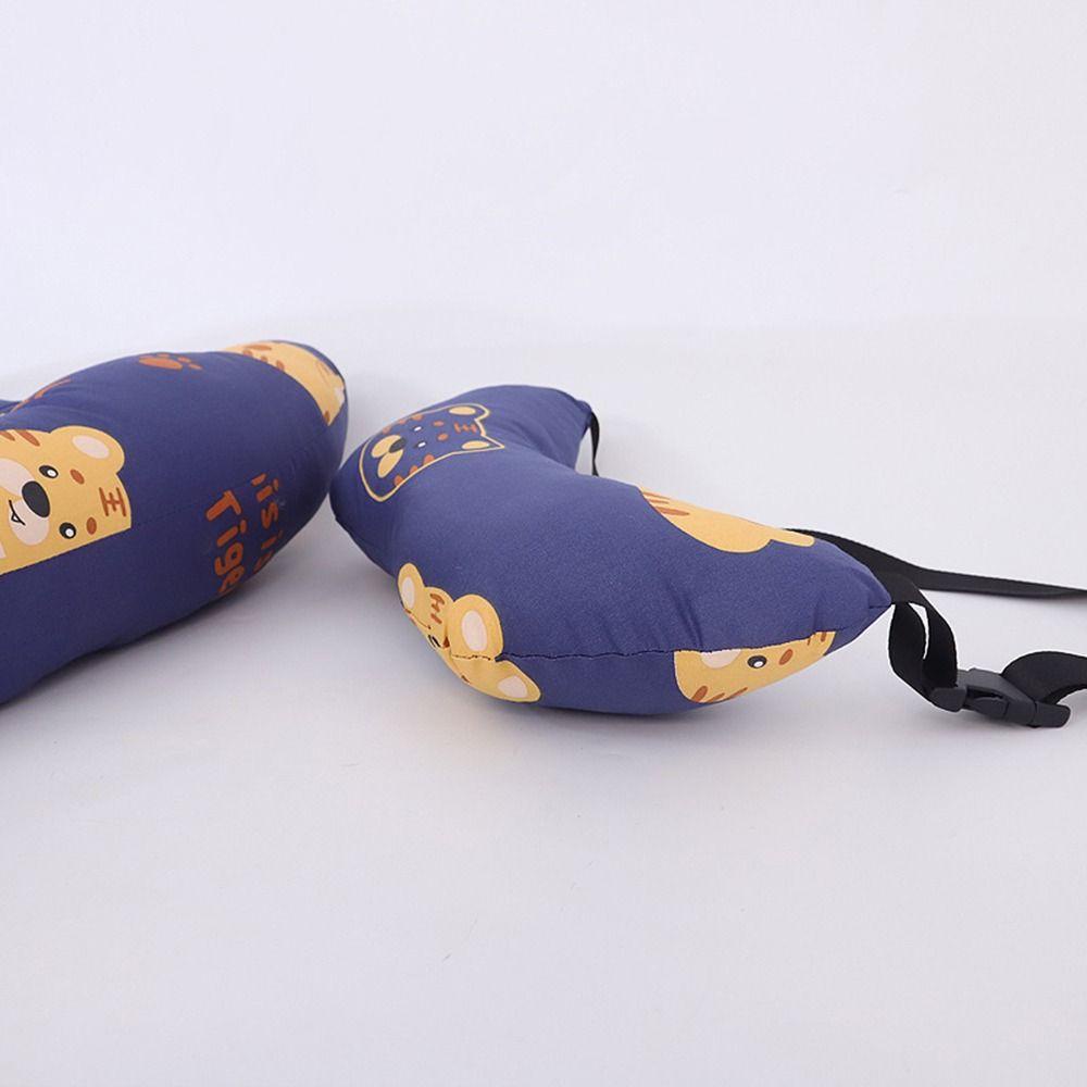 Gối Ngủ cotton Mềm Mại Hình Chữ h Đỡ Đầu Cho Bé Khi Đi Xe Hơi