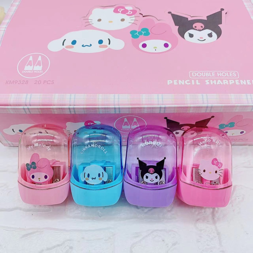 Sanrio Dụng Cụ Gọt Bút Chì Thiết Kế Trong Suốt Họa Tiết Hoạt Hình Dễ Thương