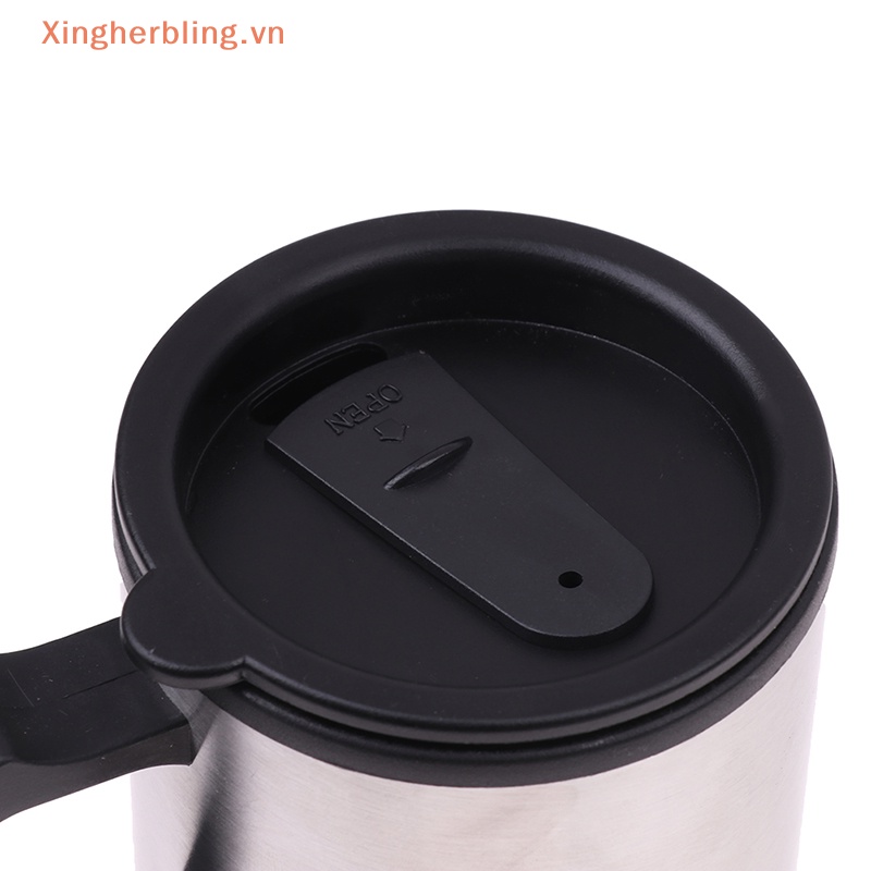 Bình Đun Nước Nóng Bằng Thép Không Gỉ Cho Xe Hơi xbvn 12v 450ml