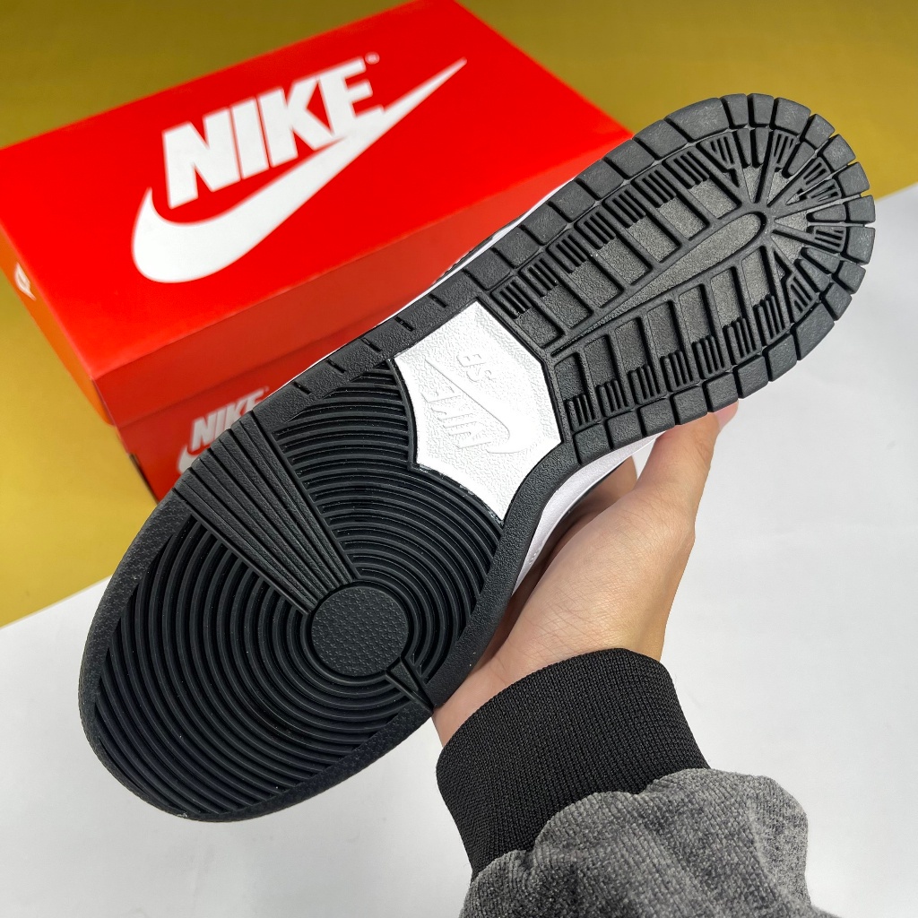 Giày SB Dunk Low White Black, SB Trắng Đen Bản Cao Cấp - Than.Shoes