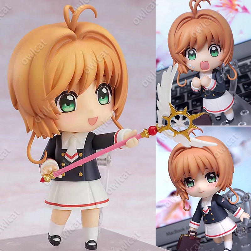 Mô Hình Nhân Vật Kinomoto Sakura  #918 Anime Cardcaptor Sakura Magic Girl Action Figure mahoushoujyo DengekiMoeoh GSC Version Model 10cm PVC Packed in Box Gift Nendoroid
