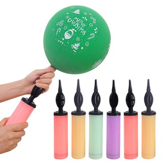 Máy bơm bong bóng cầm tay bằng nhựa nhiều màu sắc tiện dụng