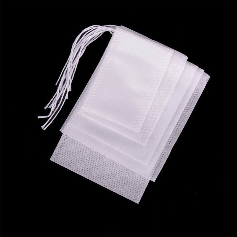 Set 100 Túi Lọc Trà Bằng Vải Không Dệt Tiện Dụng
