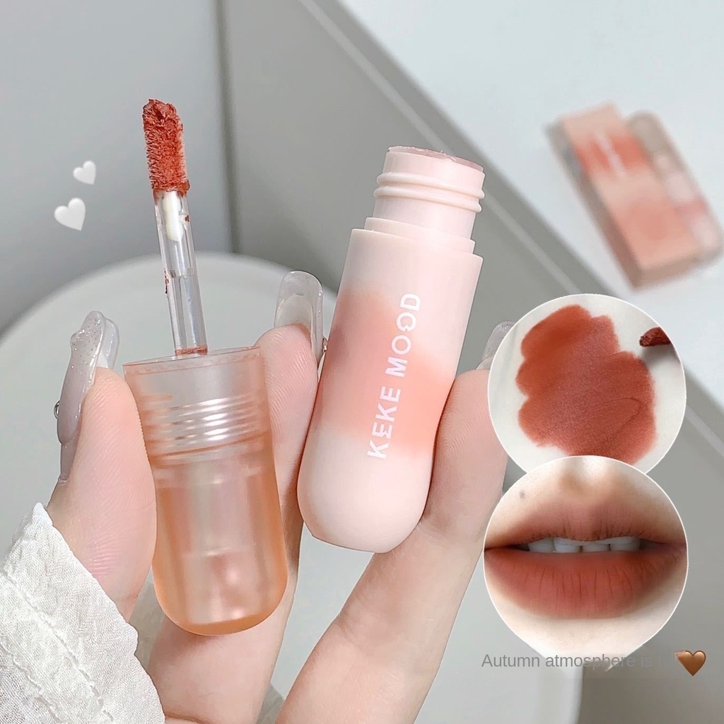Kelmood Son Môi Nhung Lì Tự Nhiên Lâu Trôi Chống Thấm Nước