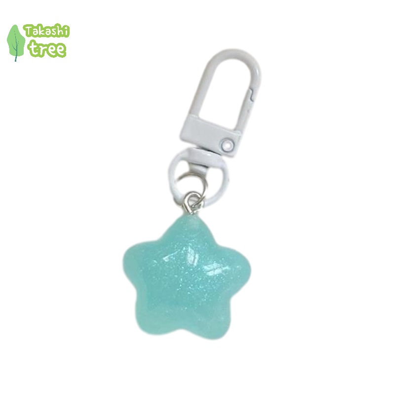 Móc Khóa Nhựa Hình Ngôi Sao Sáng Tạo Cho Cặp Đôi