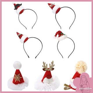 Bờm cài tóc hình nón ông già noel