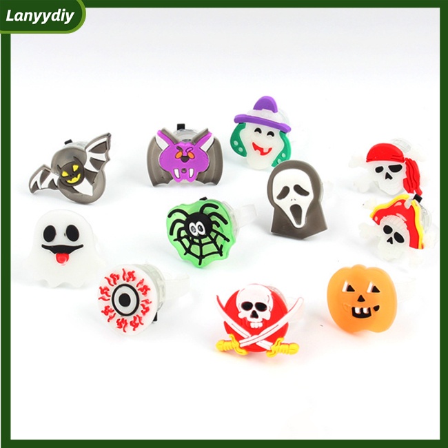 Lanydiy Set 50 Vòng Đèn led 9-13 Dùng Pin Có Thể Điều Chỉnh Kích Thước Dùng Cho Tiệc halloween