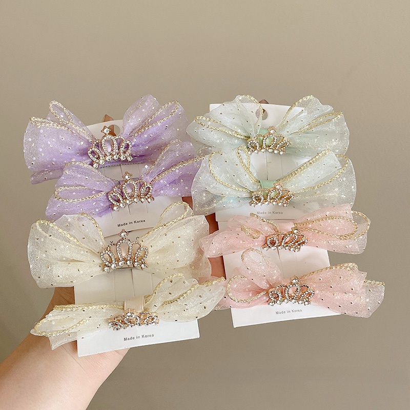 2 Vương Miện Công Chúa Thời Trang Cho Bé Gái