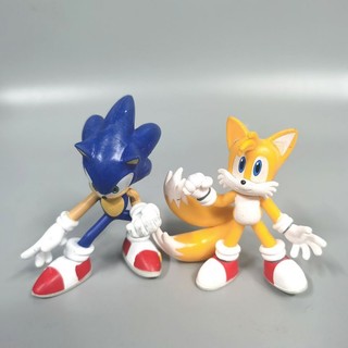 Hàng sẵn có Miễn phí Vận chuyển Sonic Hình Đồ chơi Mô hình Búp bê Búp bê Trang trí Máy tính để bàn Bộ sưu tập Búp bê Búp bê