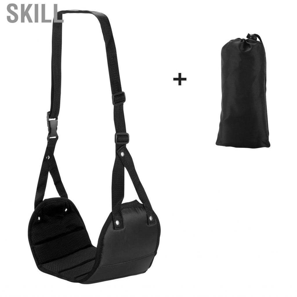 Skill Airplane Footrest  Breathable Ergonomic Design Durable Soft Portable Foot Hammock for Travel