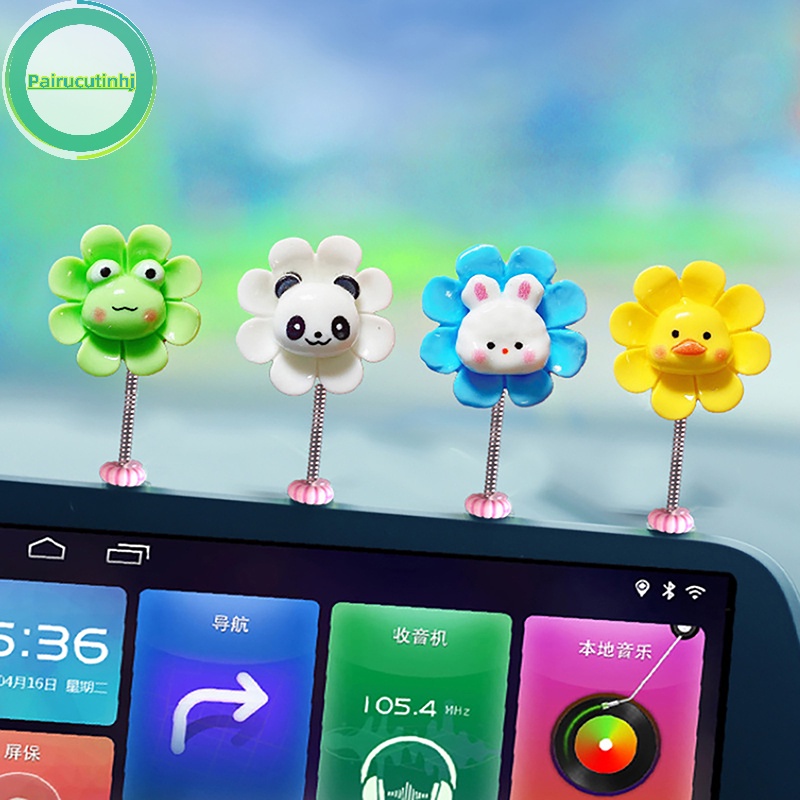 Parucutin Phụ Kiện Hoa Lắc Đầu Dễ Thương Trang Trí Nội Thất Xe Hơi vn