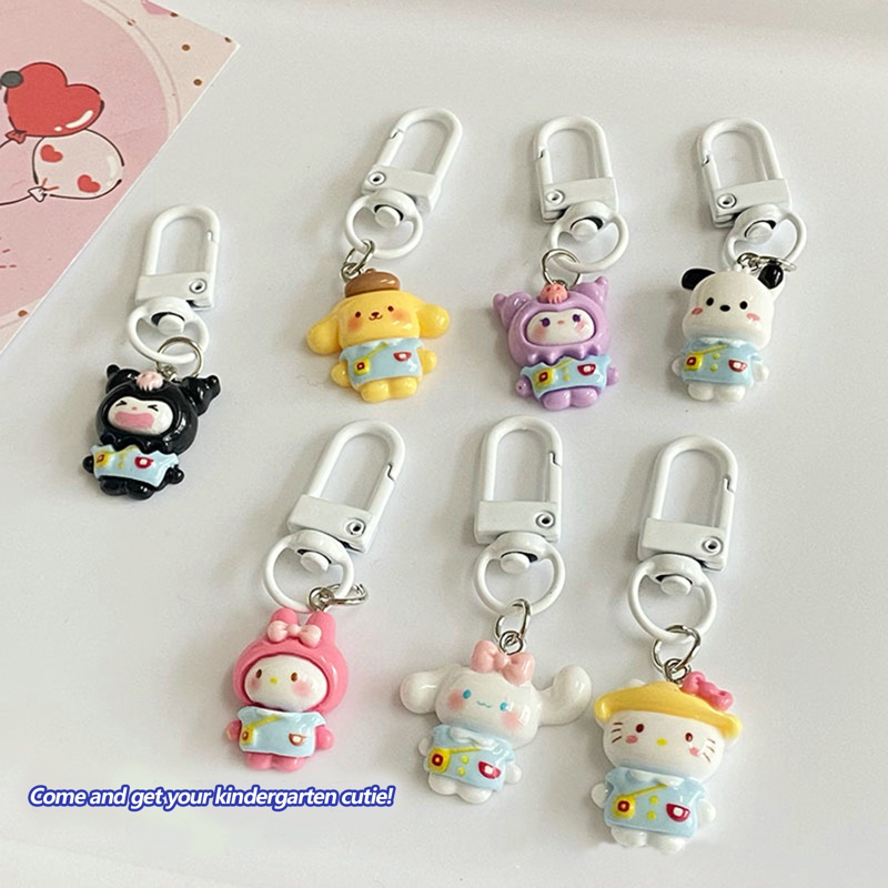 Sanrio Móc Khóa Hình Búp Bê Hoạt Hình my melody Bằng pvc Cho Nữ