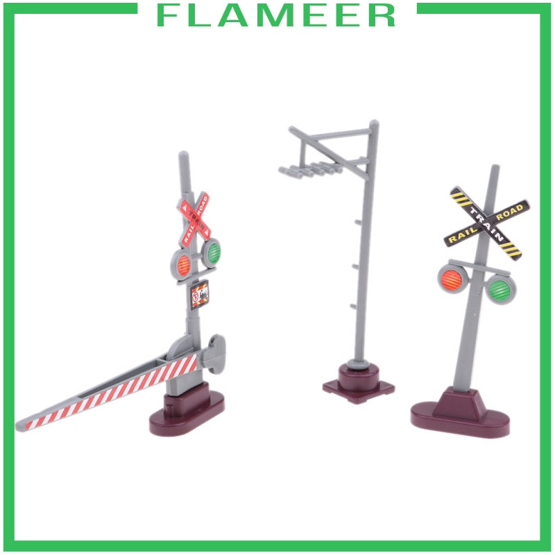 Set 8 Mô Hình Biển Báo Giao Thông Đồ Chơi Cho Bé