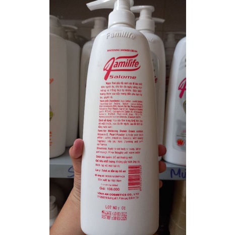 {Chính hãng)  Sữa Tắm CÁ NGỰA FAMILIFE 1000ml siêu thơm -thienduc