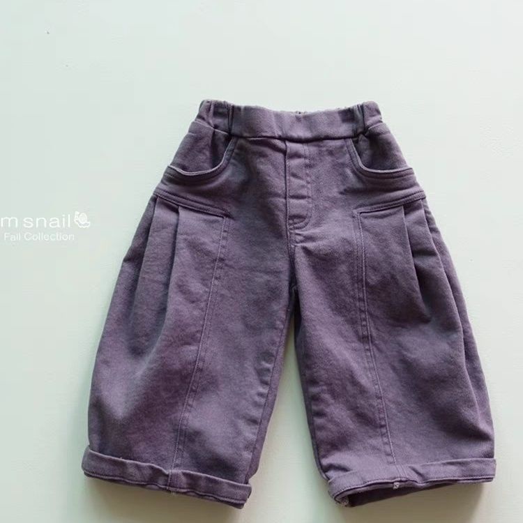Quần Dài Màu Trơn Phong Cách Hàn Quốc Thời Trang Mùa Thu Cho Bé Gái 5