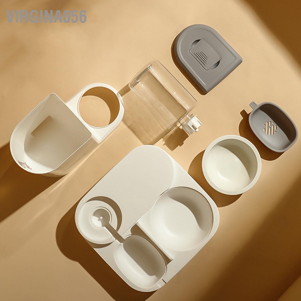 Có thể bán buôn Bộ Bát Nước Và Thức Ăn Cho Thú Cưng Đựng Tự Động Công Suất Lớn Đôi Chó Mèo Virgina056 Hàng giao ngay