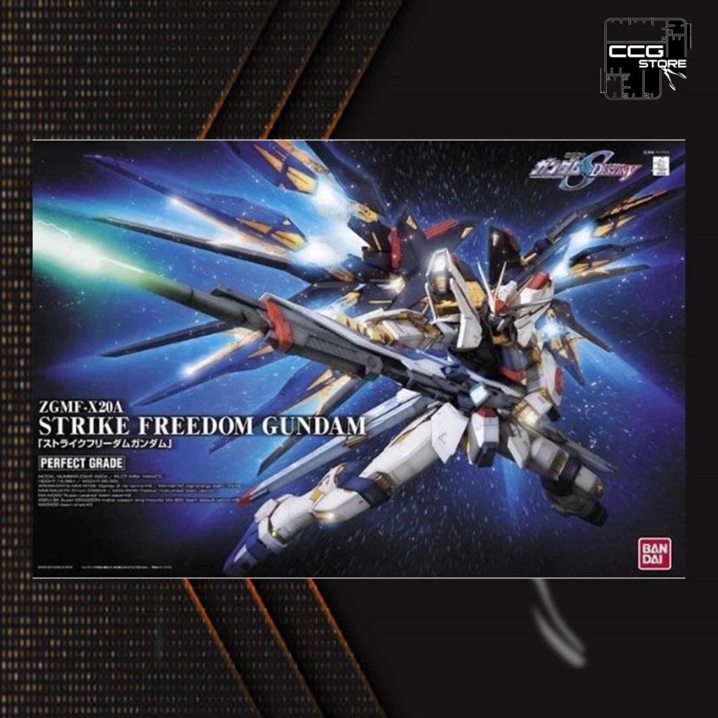 Mô hình lắp ráp Gunpla - BANDAI - PG 1/60 Strike Freedom Gundam- tặng oto
